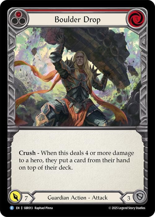 Boulder Drop (Red) — Silver Age Chapter 1 card