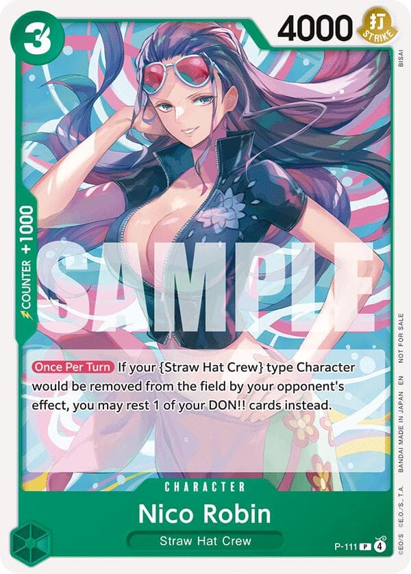 Nico Robin (Heroines Battle Pack) — One Piece Promotion Cards card