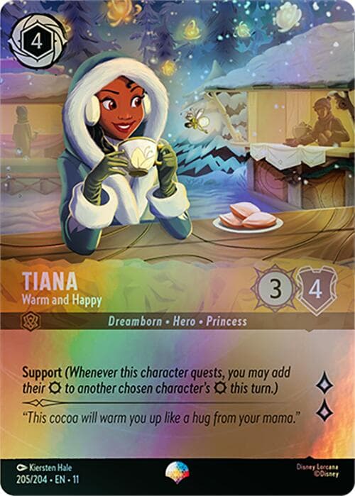 Tiana - Warm and Happy (Epic) — Winterspell card