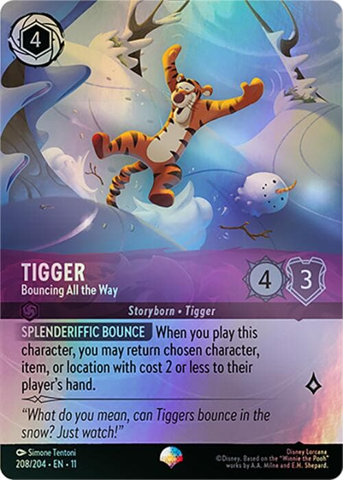 Tigger - Bouncing All the Way (Epic) — Winterspell card