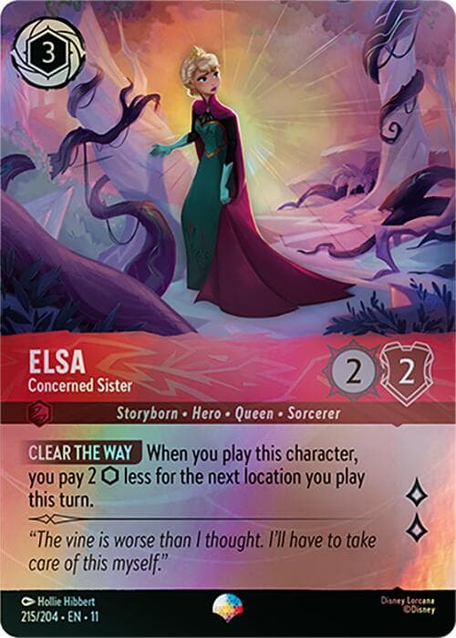 Elsa - Concerned Sister (Epic) — Winterspell card