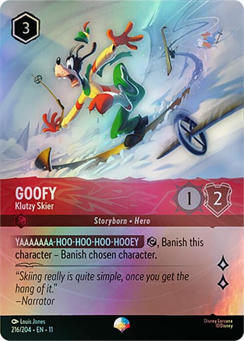 Goofy - Klutzy Skier (Epic) — Winterspell card