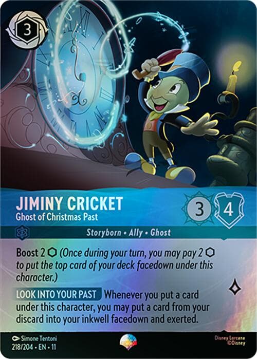 Jiminy Cricket - Ghost of Christmas Past (Epic) — Winterspell card