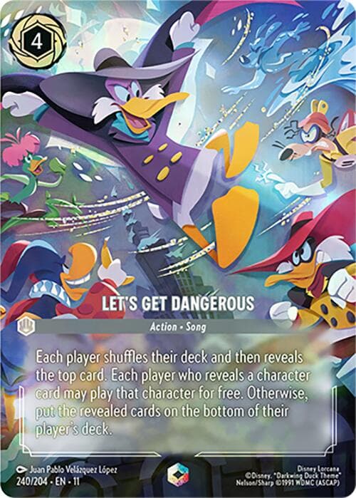 Let's Get Dangerous (Enchanted) — Winterspell card