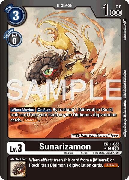 Sunarizamon (Limited Foil) — Dawn of Liberator card