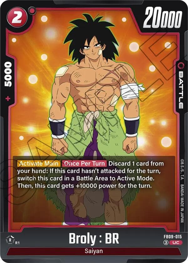 Broly : BR — Dual Evolution card