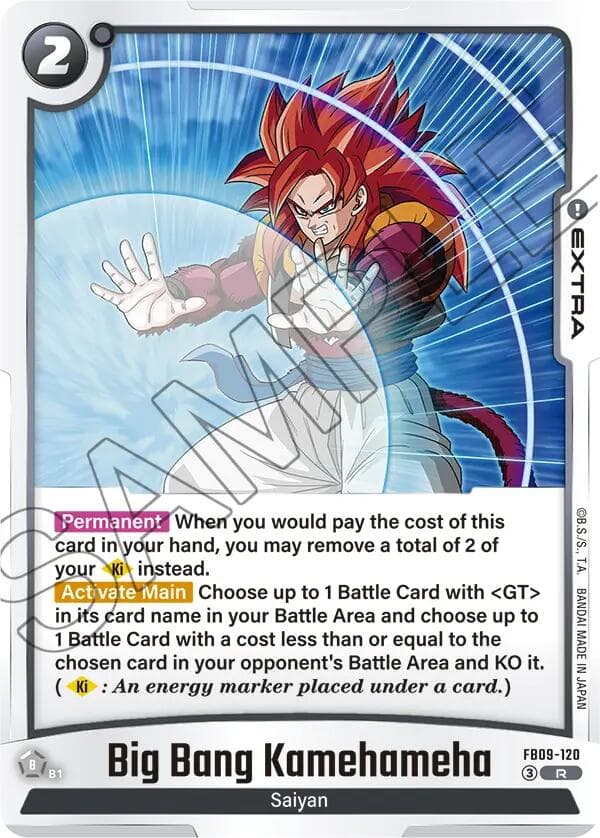 Big Bang Kamehameha — Dual Evolution card