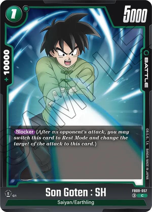 Son Goten : SH — Dual Evolution card
