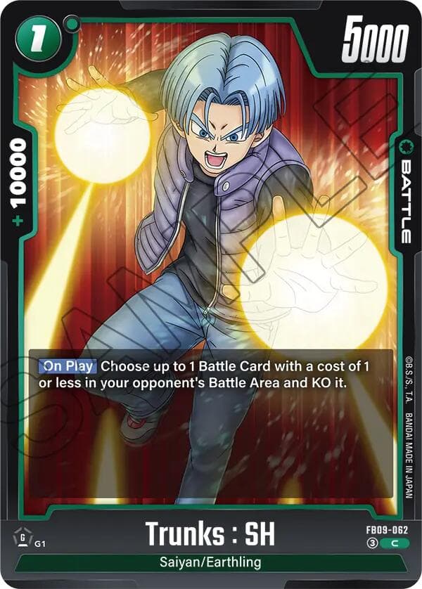 Trunks : SH — Dual Evolution card
