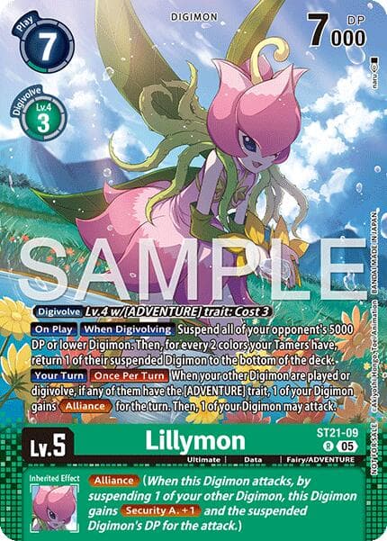 Lillymon (Event Pack 9) — Starter Deck 21: Hero of Hope card