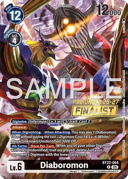 Diaboromon (Regionals 26-27 Season 1 Finalist) — Cyber Eden card