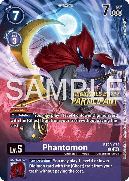Phantomon (Regionals 26-27 Season 1 Participant) — Release Special Booster 2.5 card