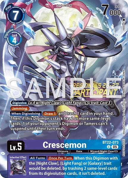 Crescemon (Regionals 26-27 Season 1 Participant) — Cyber Eden card