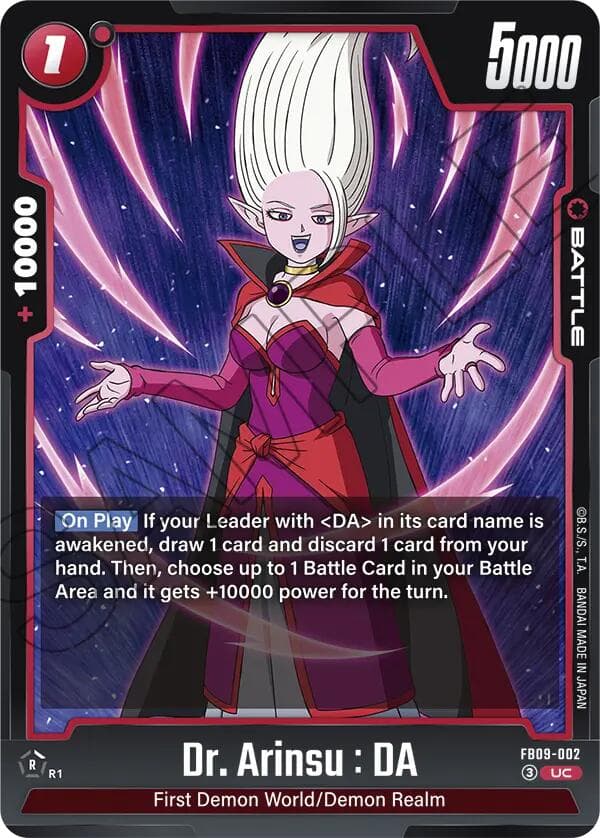 Dr. Arinsu : DA — Dual Evolution card