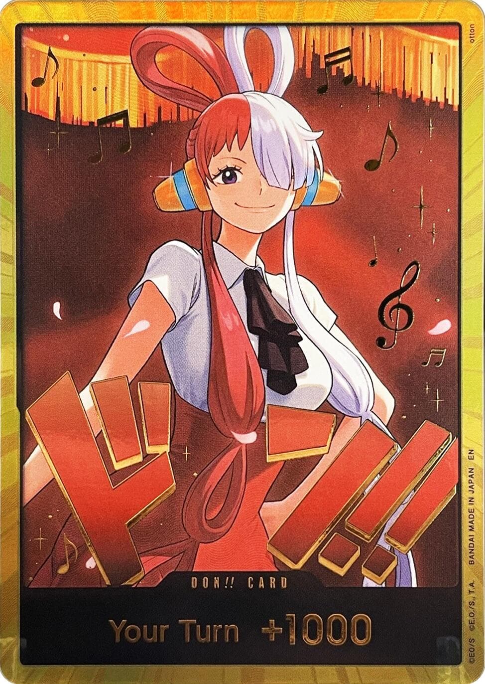 DON!! Card (Uta) (Gold) — Extra Booster: One Piece Heroines Edition card