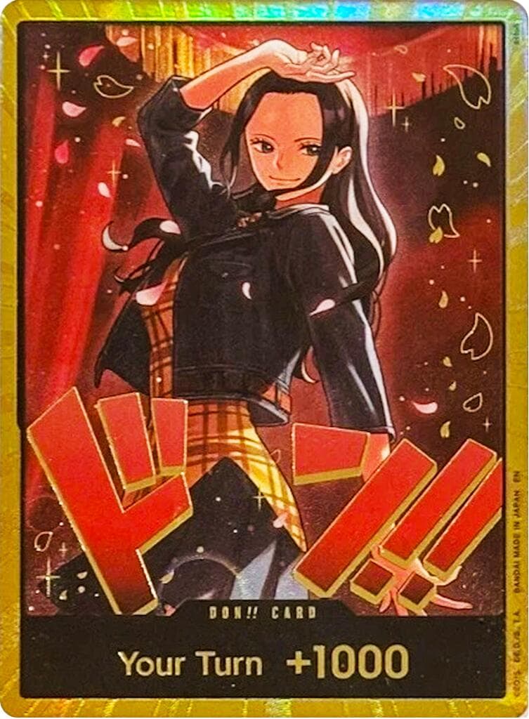 DON!! Card (Nico Robin) (Gold) — Extra Booster: One Piece Heroines Edition card