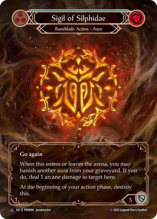 Sigil Of Silphidae (Blue) (Marvel) — Compendium of Rathe card