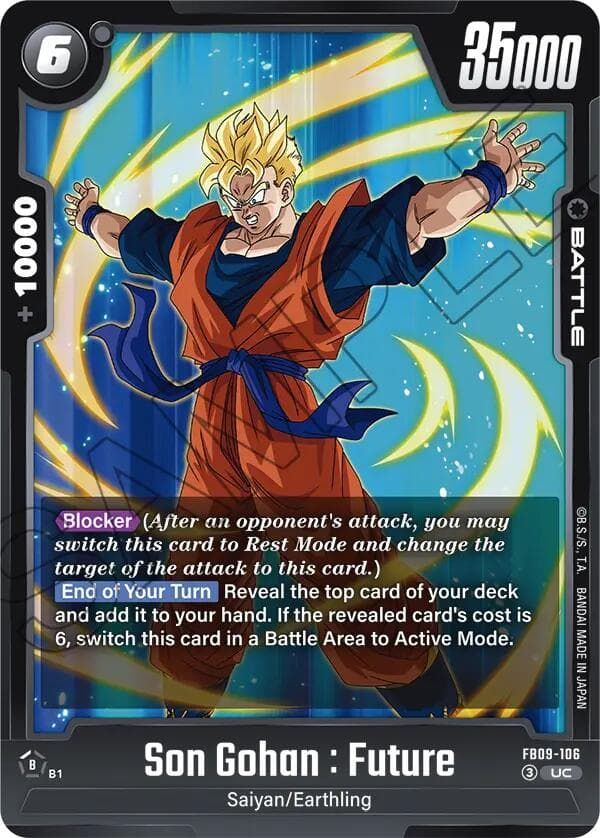 Son Gohan : Future — Dual Evolution card