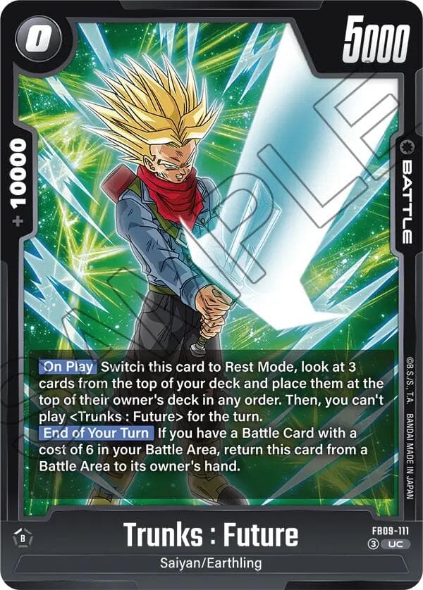 Trunks : Future — Dual Evolution card