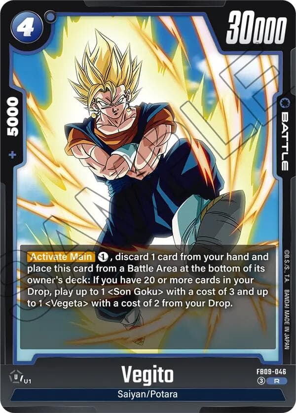 Vegito — Dual Evolution card