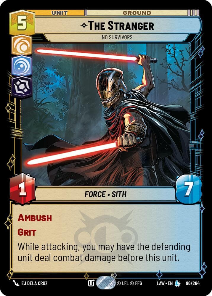 The Stranger - No Survivors — A Lawless Time card