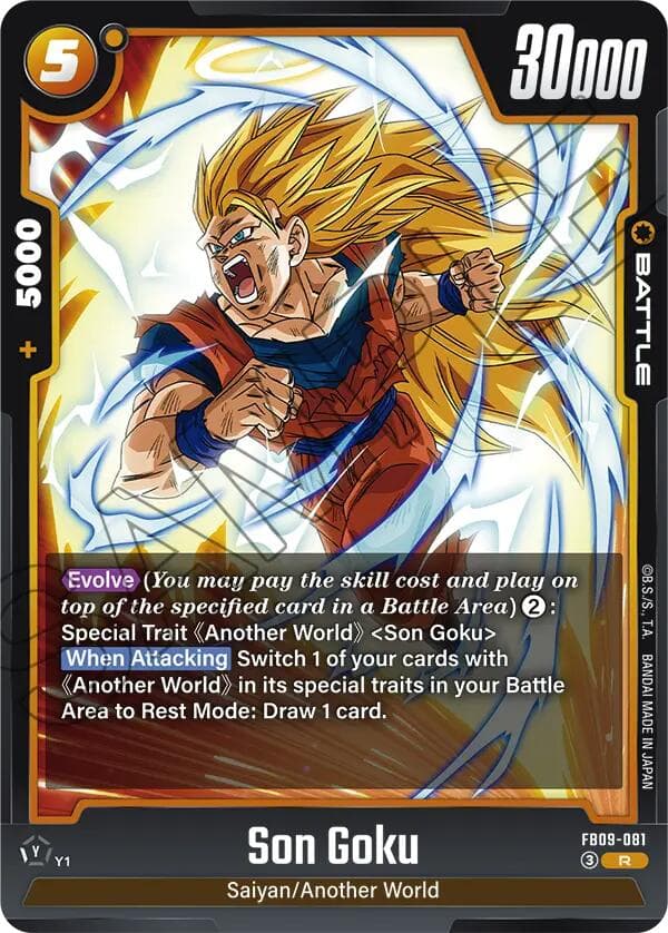 Son Goku - FB09-081 — Dual Evolution card