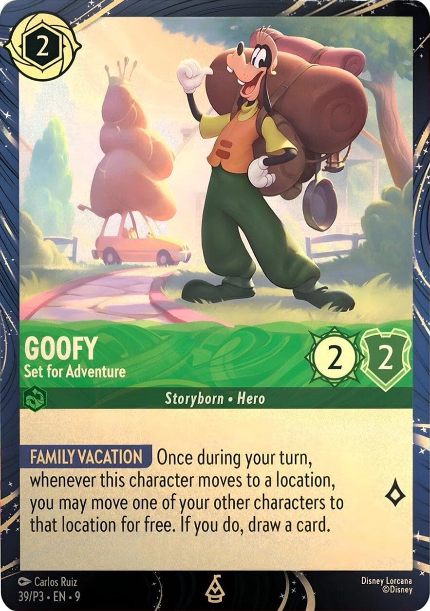 Goofy - Set for Adventure — Disney Lorcana Promo Cards card
