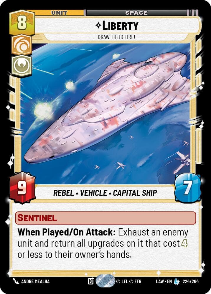 Liberty - Draw Their Fire! — A Lawless Time card