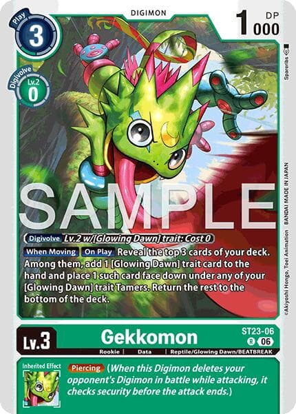 Gekkomon — Starter Deck 23: Beatbreak card