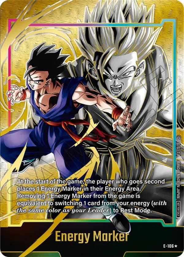 Energy Marker (E-106) (Gold) — Fusion World Energy Markers card