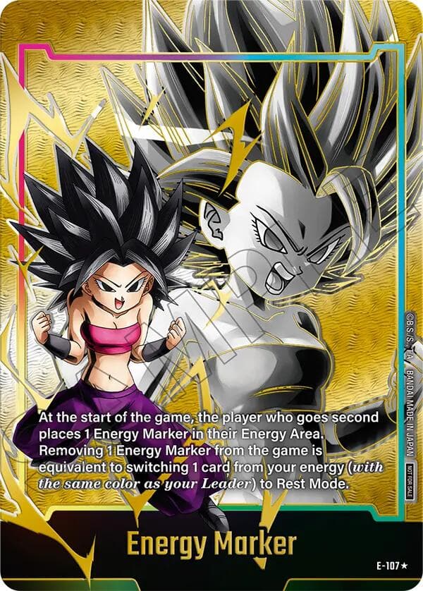Energy Marker (E-107) (Gold) — Fusion World Energy Markers card