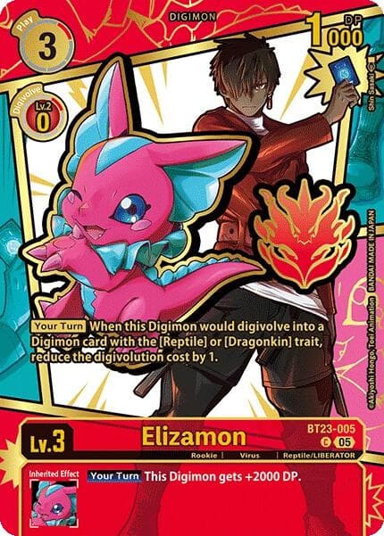 Elizamon (Rare Pull) — Dawn of Liberator card