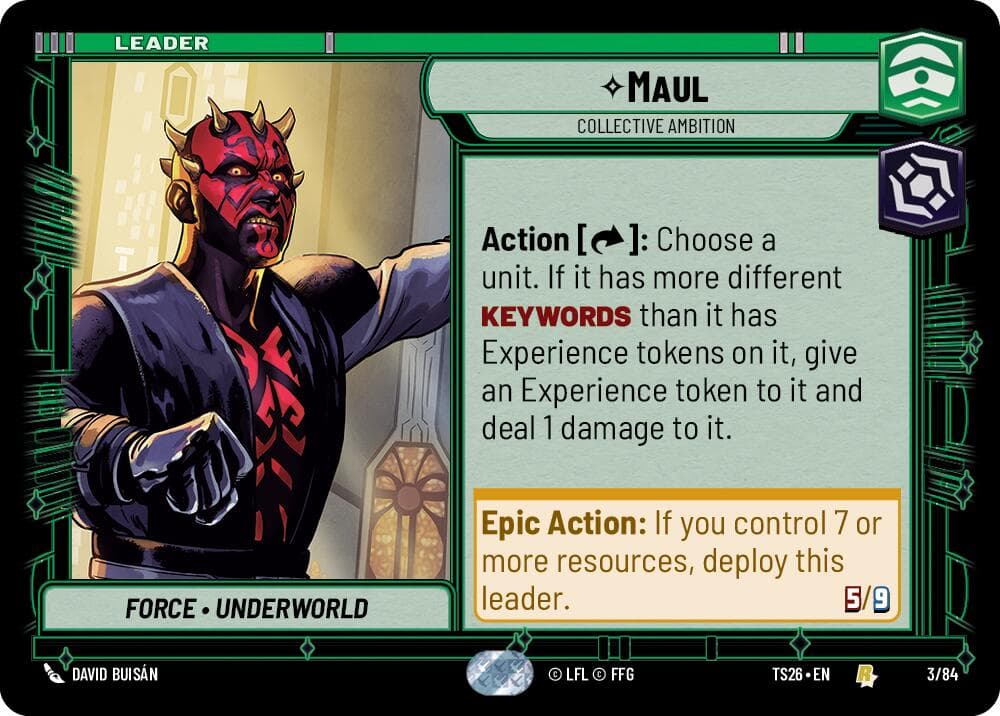 Maul - Collective Ambition — Twin Suns card