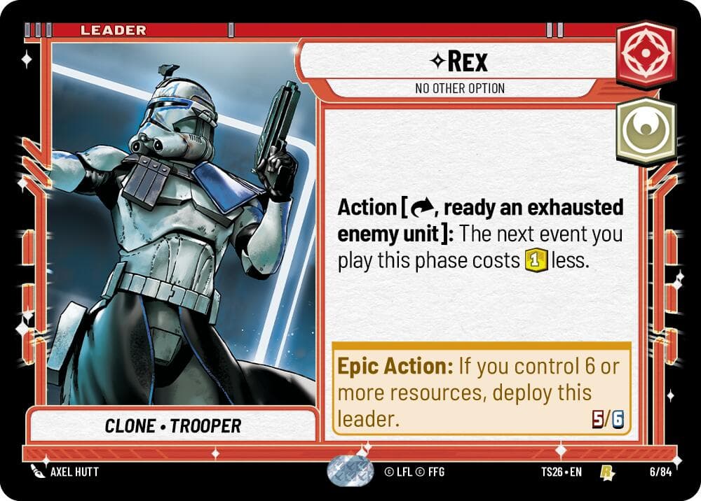 Rex - No Other Option — Twin Suns card