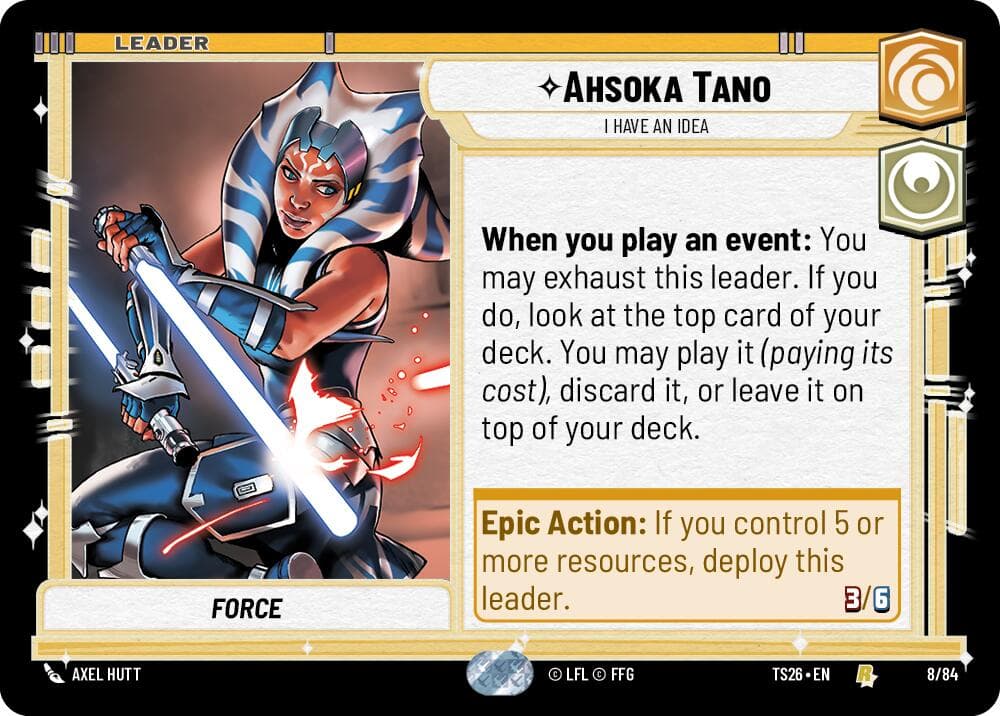 Ahsoka Tano - I Have An Idea — Twin Suns card