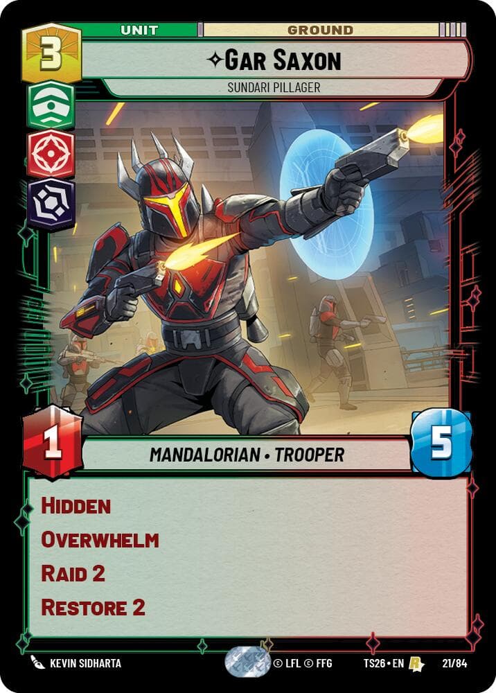 Gar Saxon - Sundari Pillager — Twin Suns card