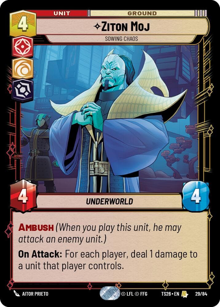 Ziton Moj - Sowing Chaos — Twin Suns card