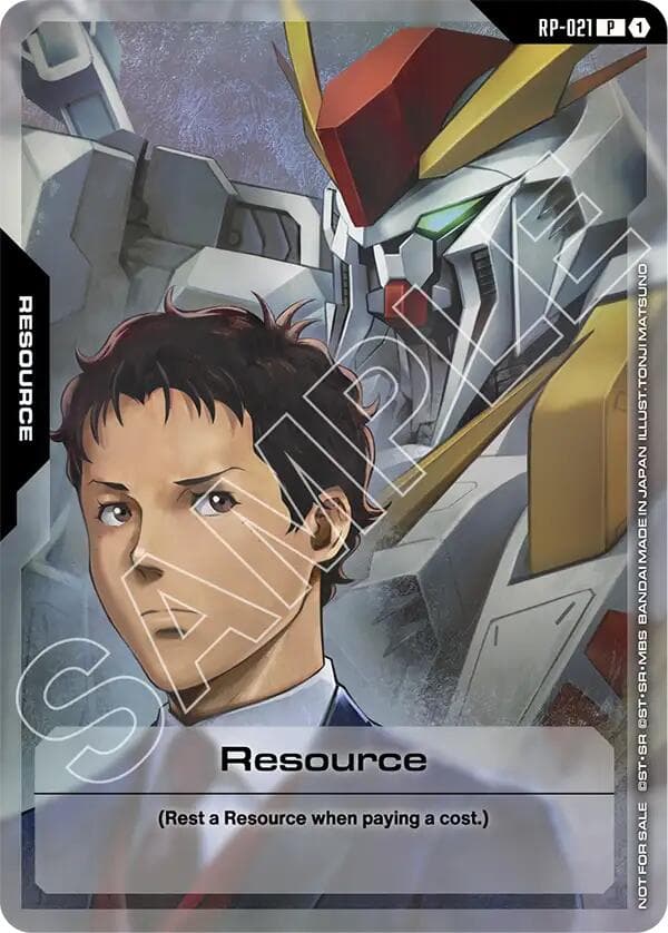Resource (RP-021) (Mobile Suit Gundam: Hathaway's Flash) — Promotional Resource Tokens card