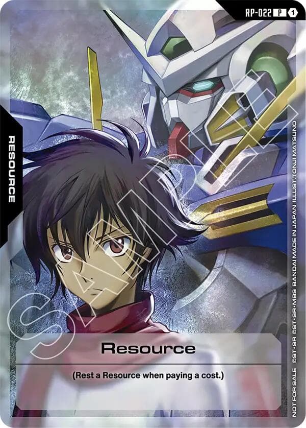 Resource (RP-022) (Mobile Suit Gundam 00) — Promotional Resource Tokens card