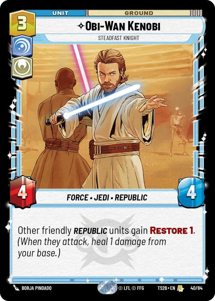 Obi-Wan Kenobi - Steadfast Knight — Twin Suns card