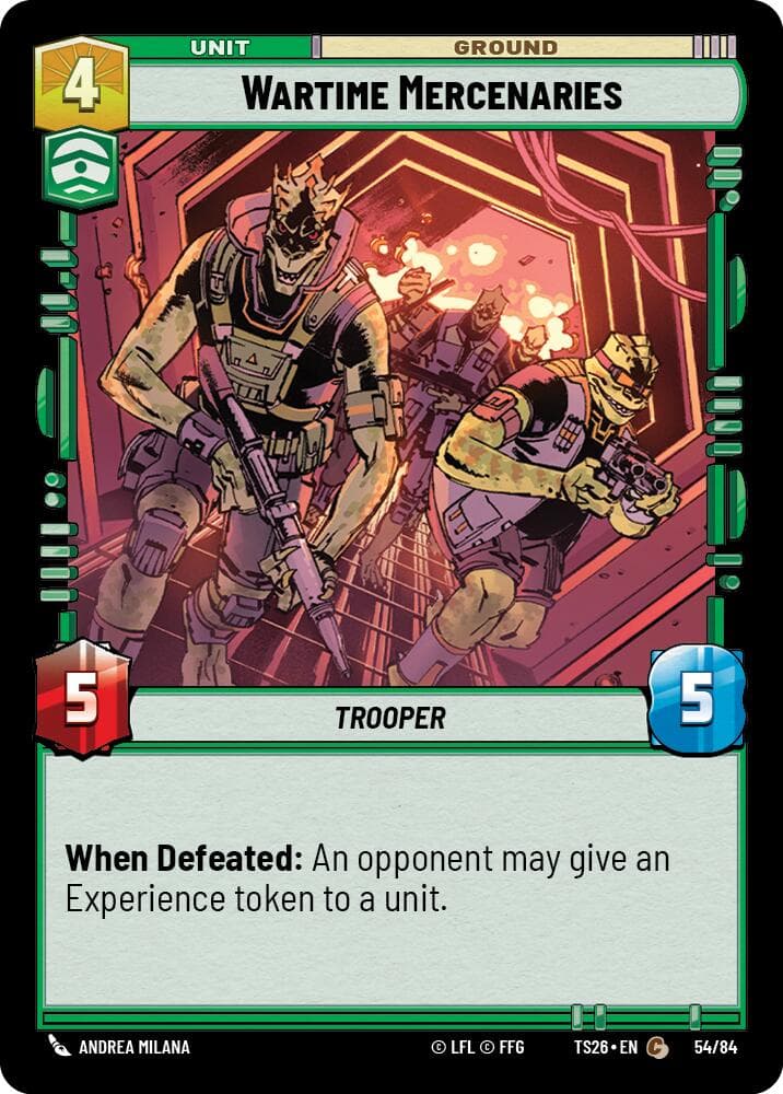 Wartime Mercenaries — Twin Suns card