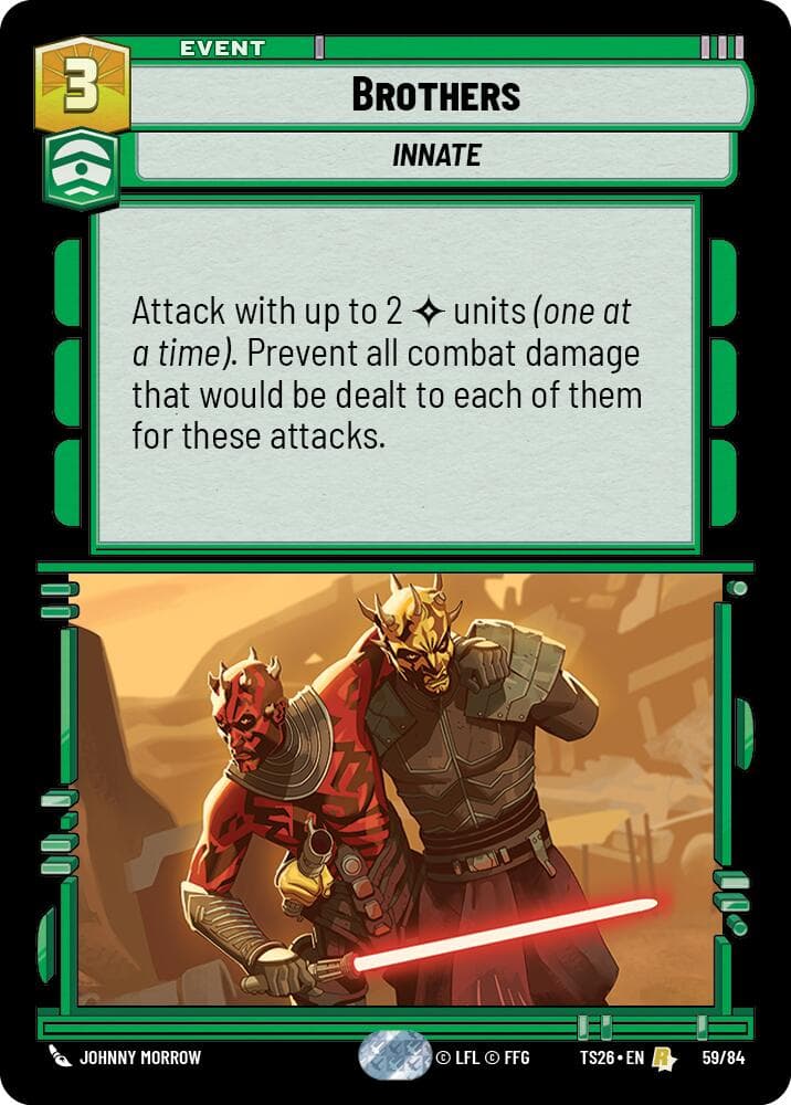Brothers — Twin Suns card