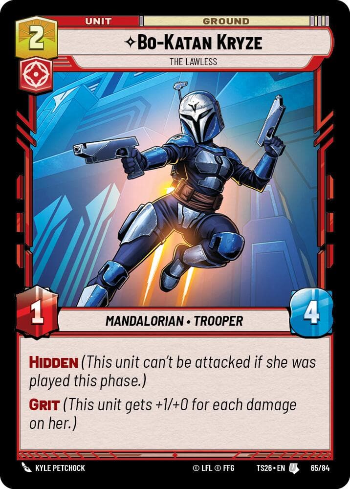 Bo-Katan Kryze - The Lawless — Twin Suns card