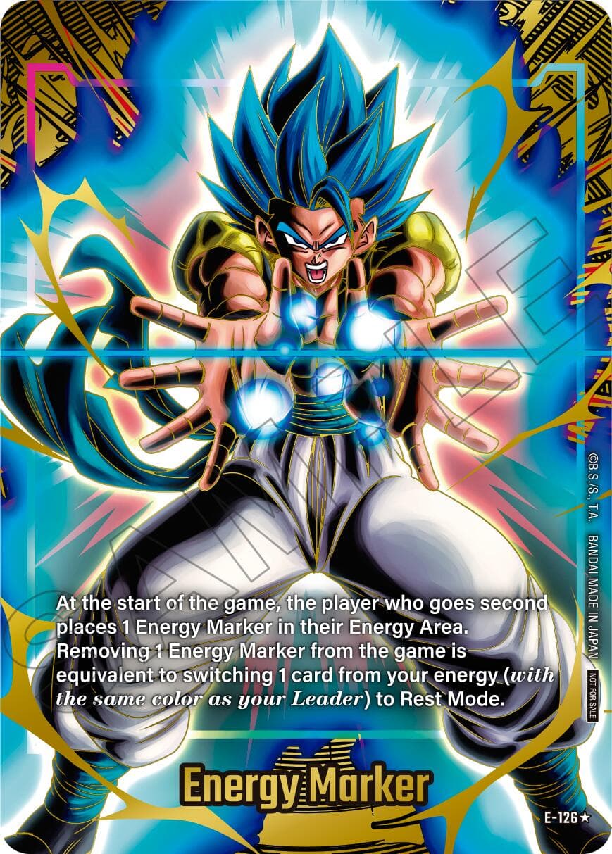 Energy Marker (E-126) (Gold) — Fusion World Energy Markers card