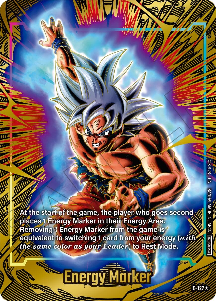 Energy Marker (E-127) (Gold) — Fusion World Energy Markers card