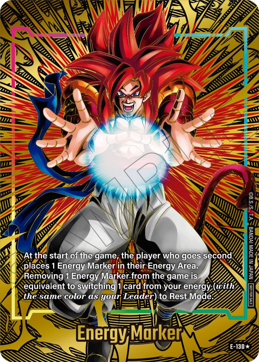 Energy Marker (E-130) (Gold) — Fusion World Energy Markers card