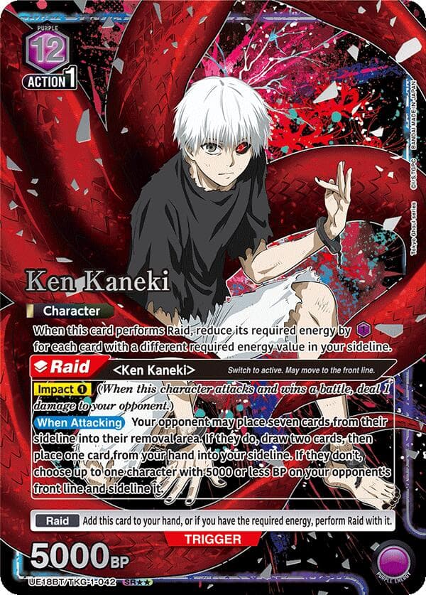 Ken Kaneki (042) (SR**) — UE18BT: Tokyo Ghoul card