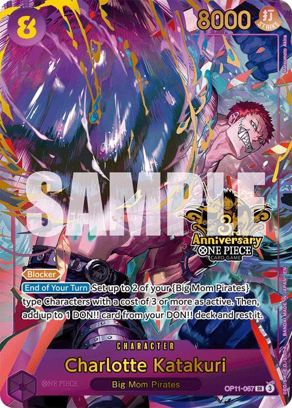 Charlotte Katakuri (Japanese Version 3rd Anniversary Set) — One Piece Promotion Cards card