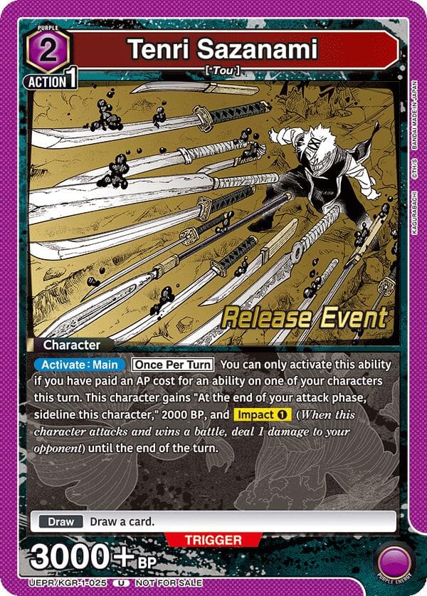 Tenri Sazanami — UE16BT: KAGURABACHI Release Event Cards card