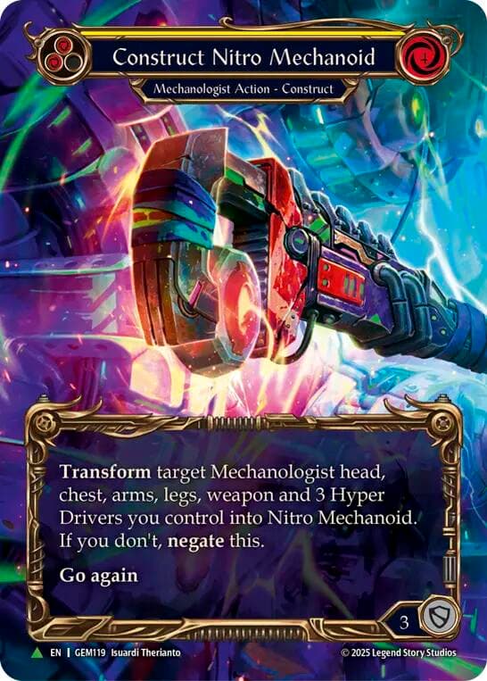 Construct Nitro Mechanoid — GEM Pack 4 card